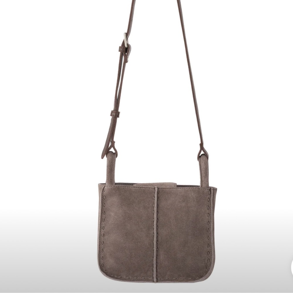 The Sak Los Feliz Crossbody in Brown (suede crossbody)